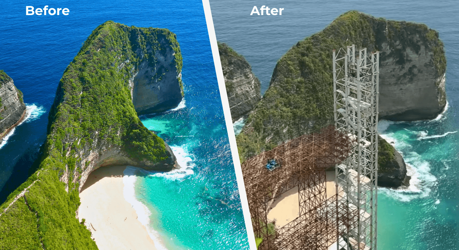 Bali Kelingking Beach Lift @budgetbro.app budgeting