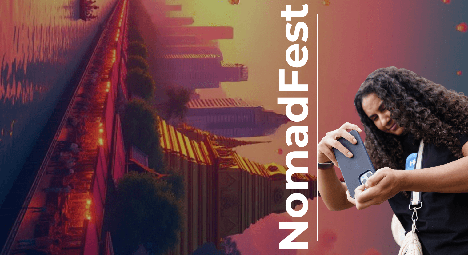 Voluntária no Nomad Fest 2025 em Bangkok Budget Bro Travel App