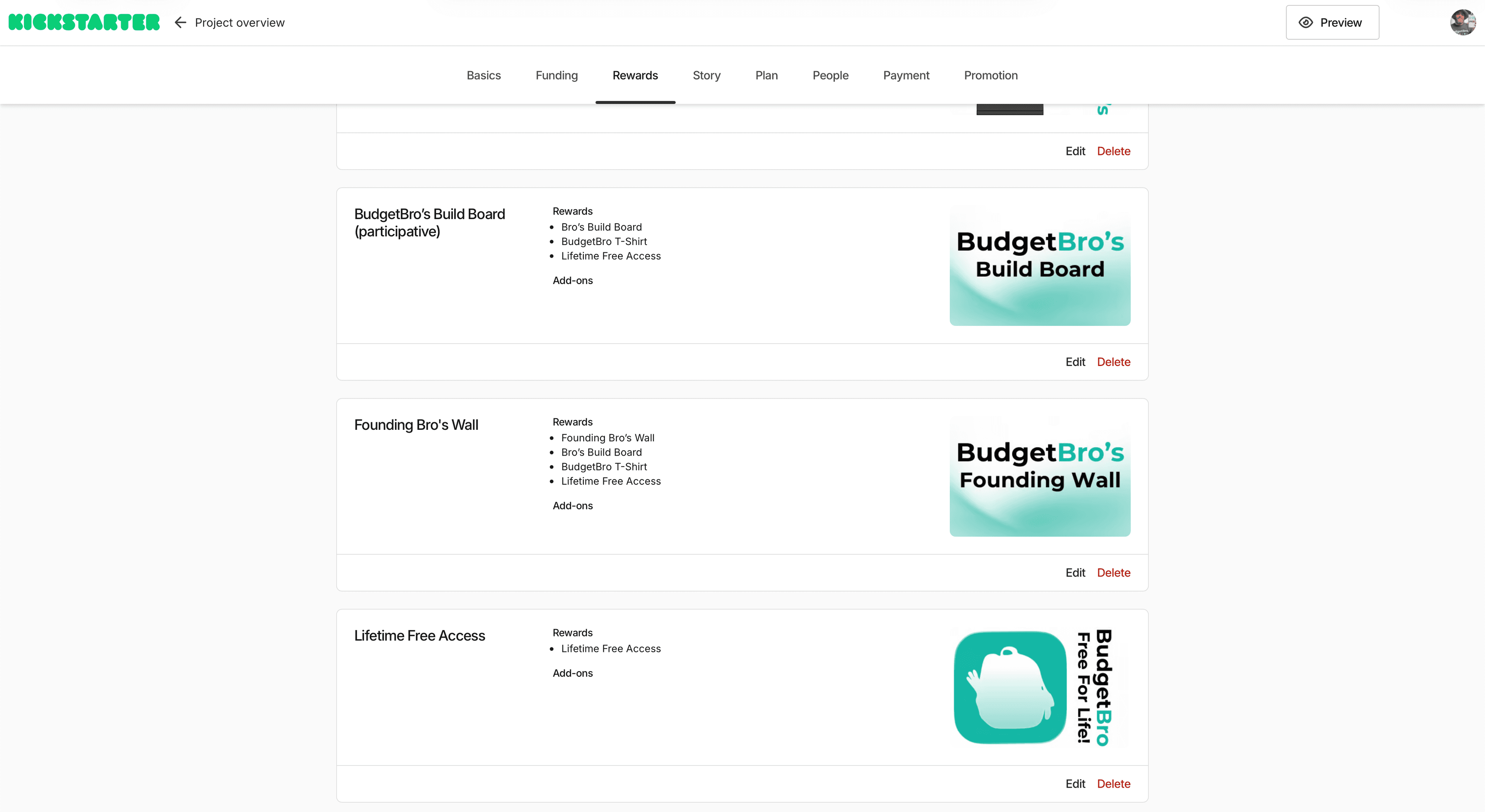 Kickstarter campaign BudgetBro budget travel app