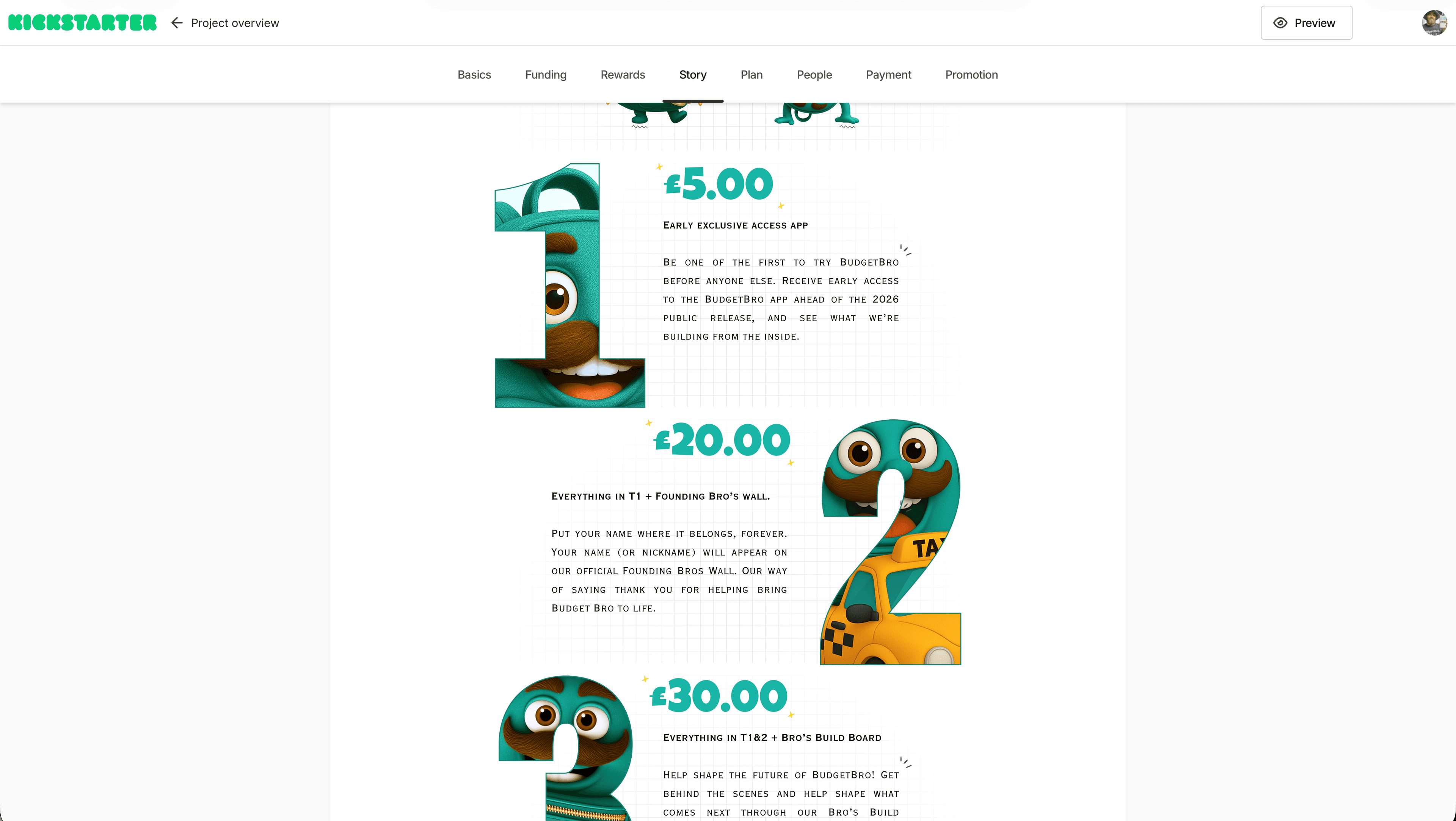 Kickstarter campaign BudgetBro budget travel app