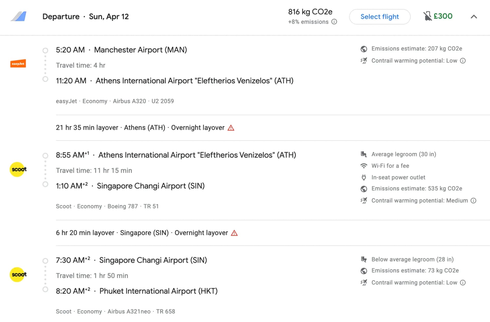 April Cheapest Flights to Southeast Asia MAN - ATH - SIN - HKT | BudgetBro