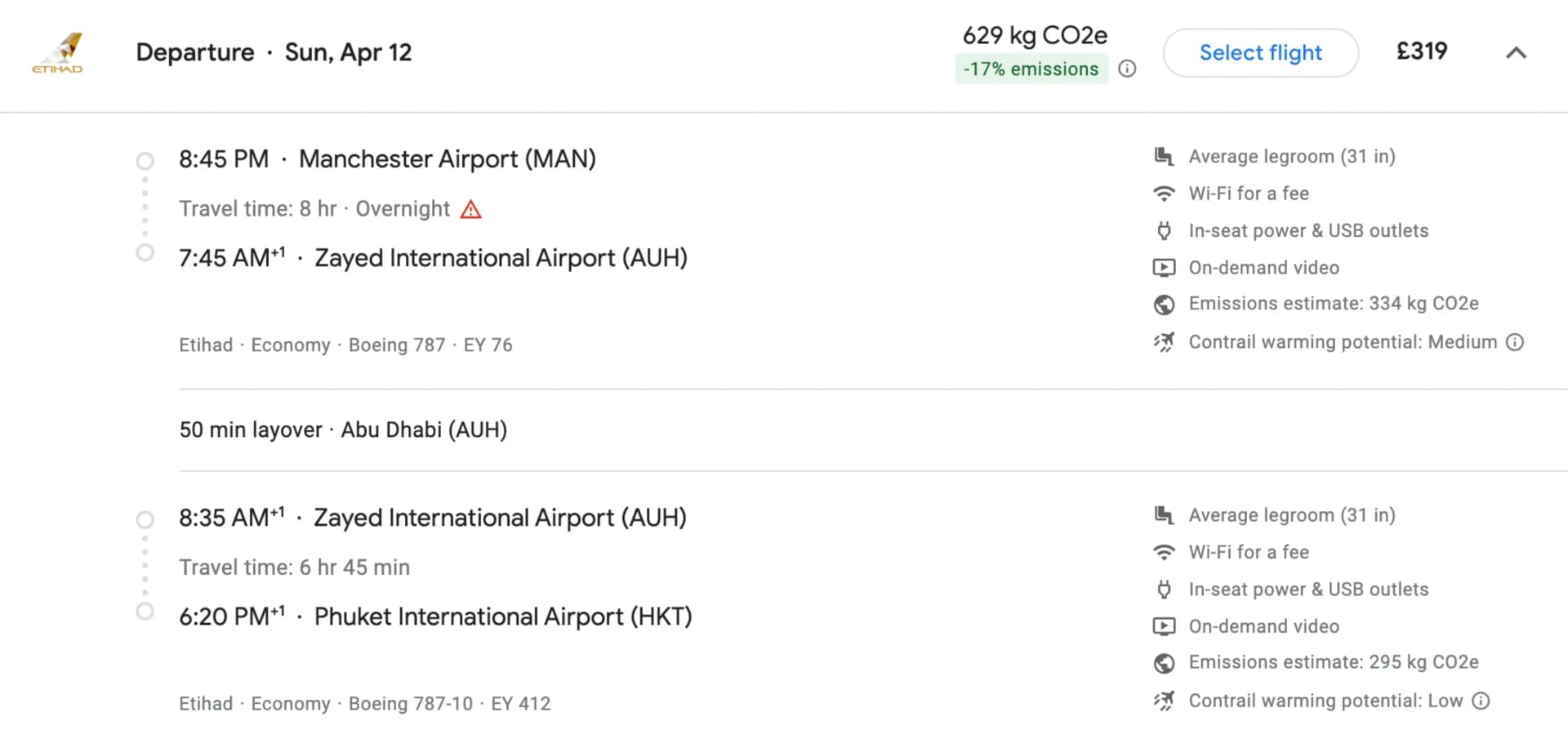 April Cheapest Flights to Southeast Asia MAN - AUH - HKT | BudgetBro