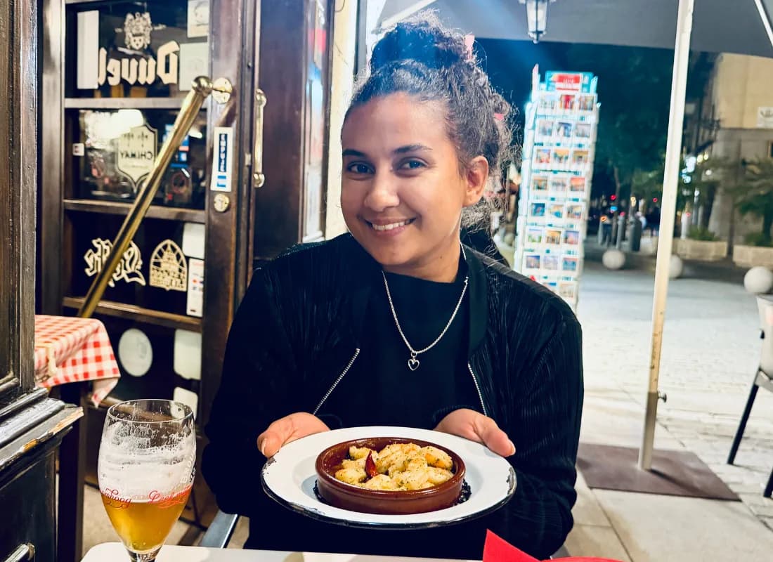 Cafestic Madrid Gambas al ajillo | BudgetBro