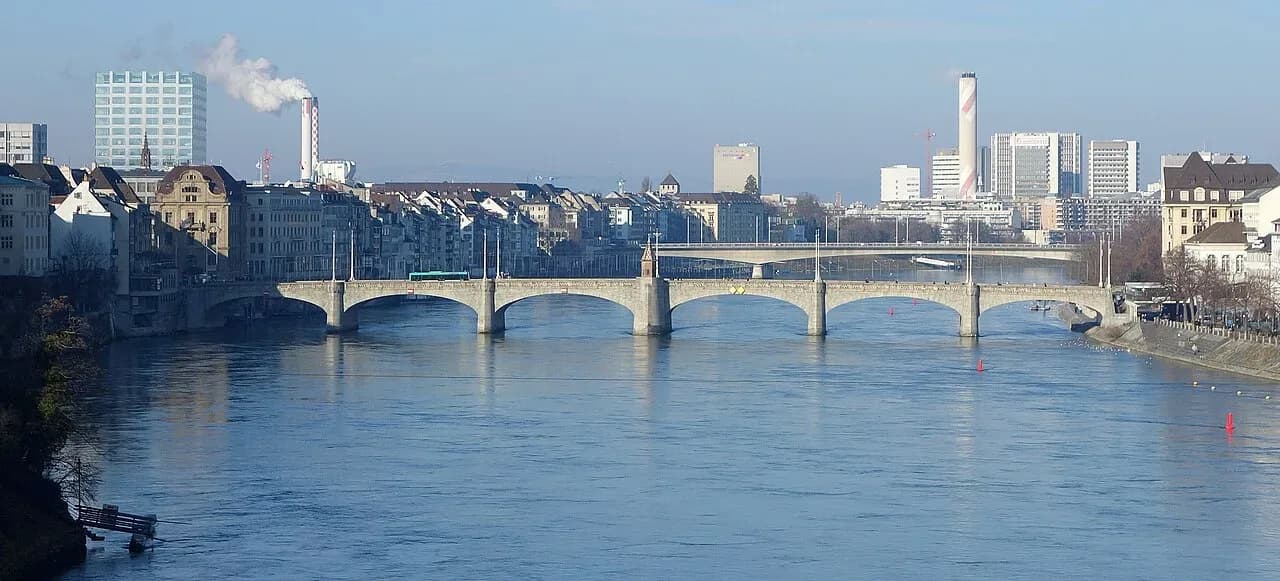 The Mittlere Brücke over the Rhine in Basel | BudgetBro