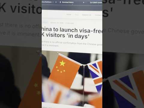 Brits to get visa free travel to China