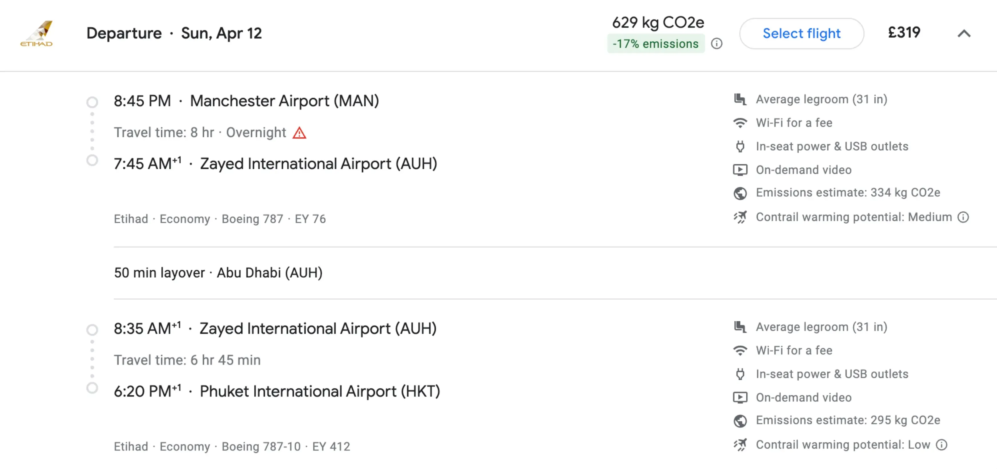 April Cheapest Flights to Southeast Asia MAN - AUH - HKT | BudgetBro