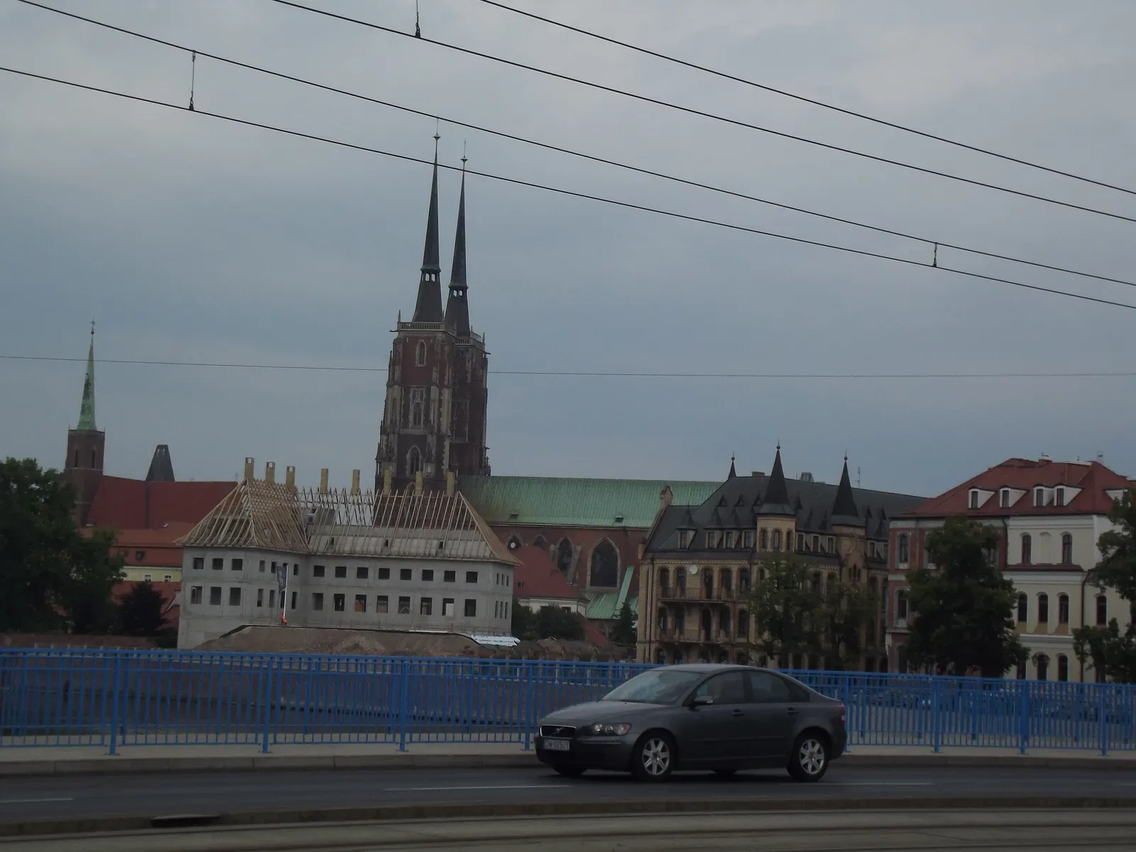 Ostrów Tumski in Wrocław with the cathedral towers above the old island houses | BudgetBro